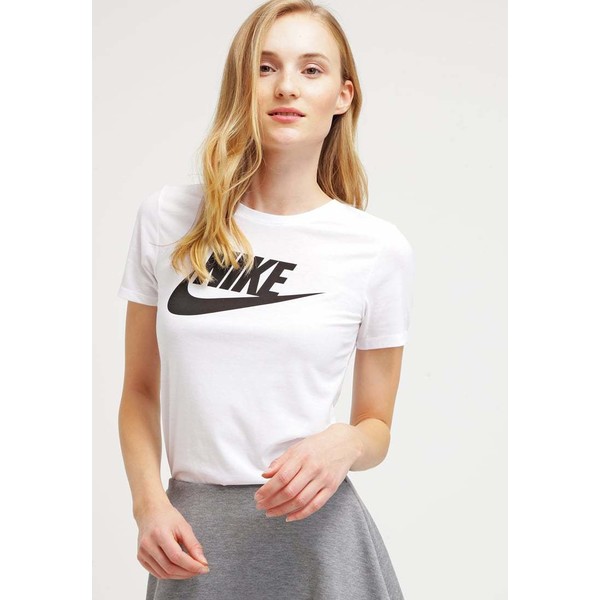 Nike Sportswear FUTURA T-shirt z nadrukiem white/white/black NI121D05T