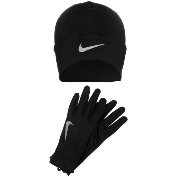 Nike Performance RUNNING SET Rękawiczki pięciopalcowe black N1241C01K