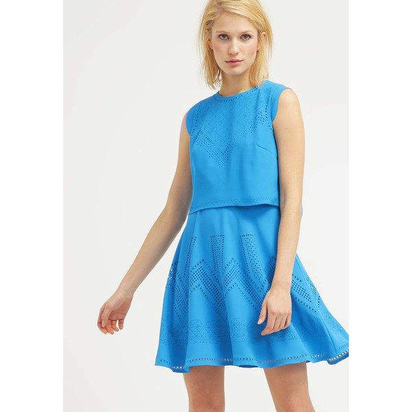 Karen Millen Sukienka letnia blue KM521C02C