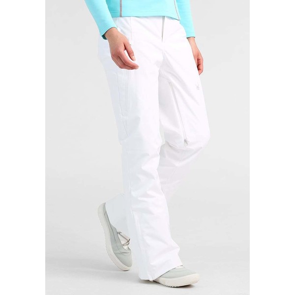 Spyder TEMERITY Spodnie narciarskie white SY041E00B