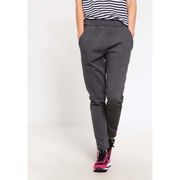 Selected Femme SFSANNA Spodnie materiałowe dark grey melange SE521A07G