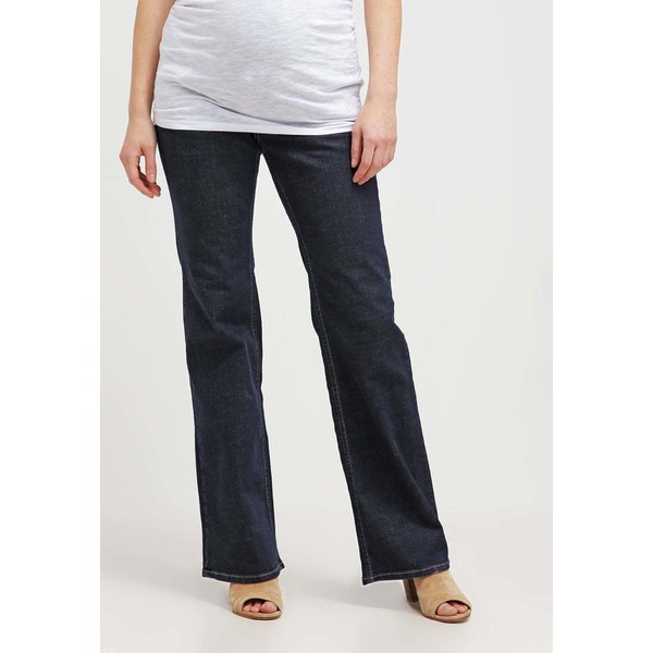 Queen Mum Jeansy Bootcut blue rinsed wash QM129A001