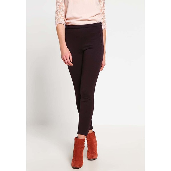 New Look Spodnie materiałowe dark burgundy NL021A06H
