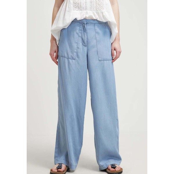 Minimum JANINE Spodnie materiałowe light blue MI421A038