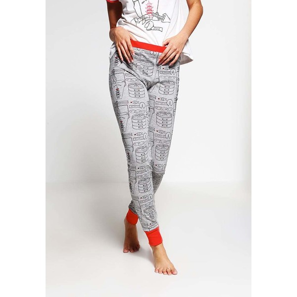 MINKPINK SAN CHOY Spodnie od piżamy grey/red M8681B01V