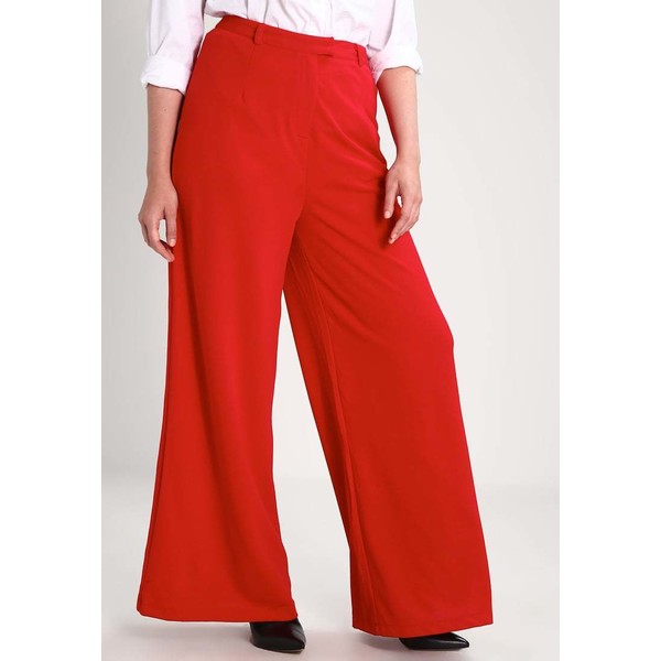 Missguided Plus Spodnie materiałowe red M0U21A00A