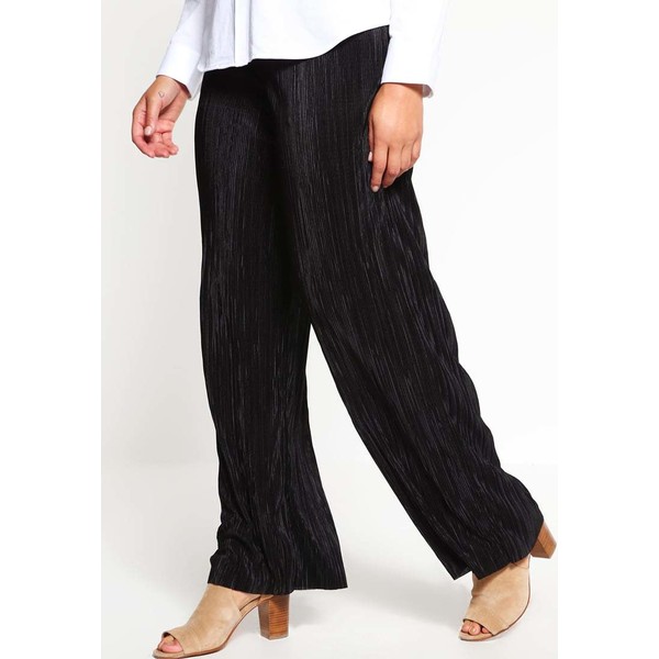 Dorothy Perkins Curve Spodnie materiałowe black DP621A013