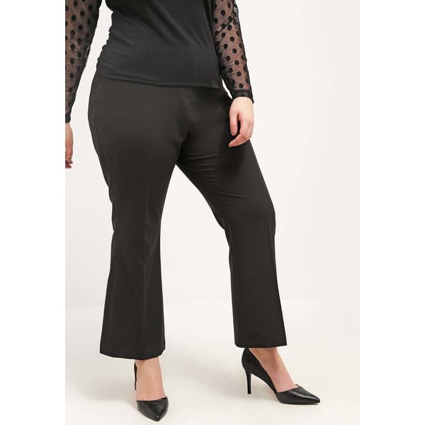Dorothy Perkins Curve Spodnie materiałowe black DP621A001