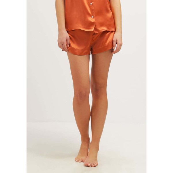 ASCENO SILK Spodnie od piżamy mecca orange A0781B00H