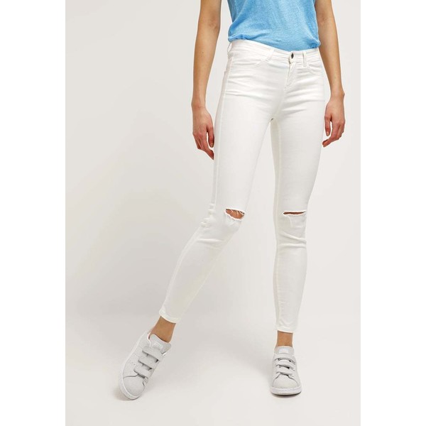 Benetton Jeansy Slim fit offwhite 4BE21N00T