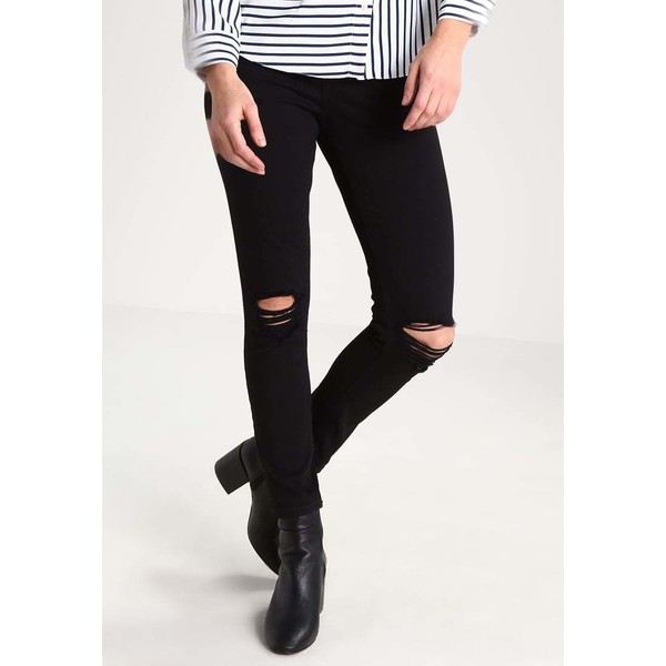 Topshop Petite JAMIE Jeans Skinny Fit black TP721N025