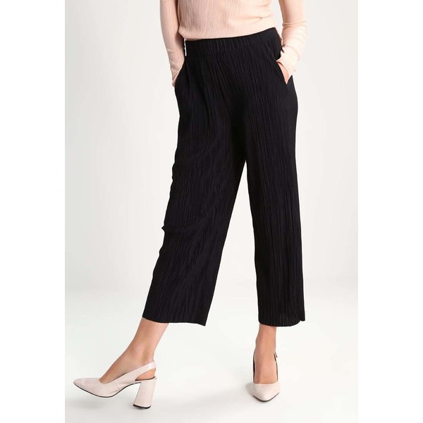 Selected Femme SFPLANNI Spodnie materiałowe black SE521A080