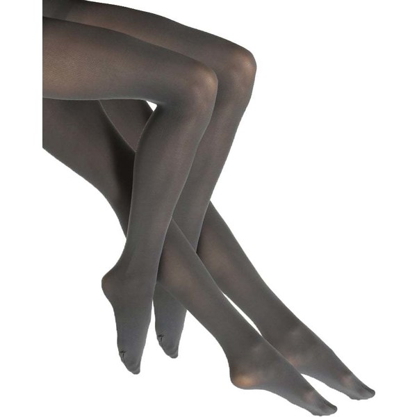 Pretty Polly 2 PACK Rajstopy charcoal 5PP81F00M