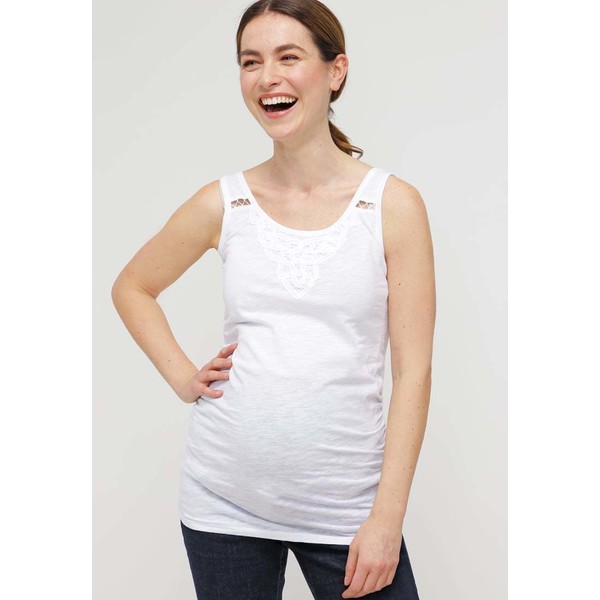 New Look Maternity BATTENBURG Top white NL029G02Y