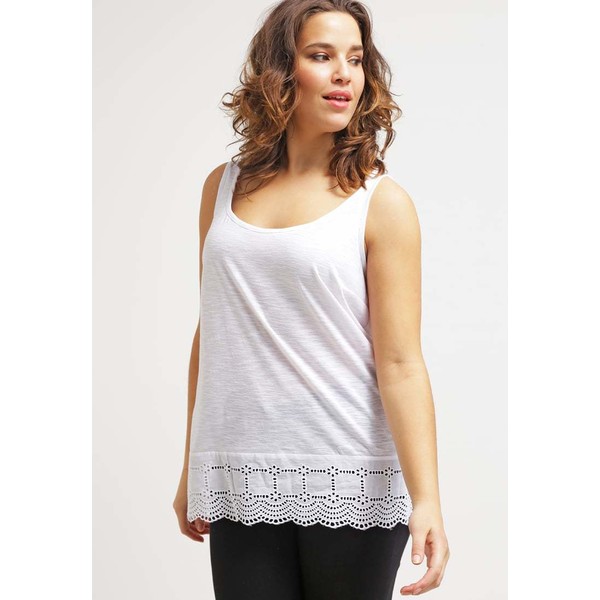 New Look Curves BRODERIE Top white N3221D03S
