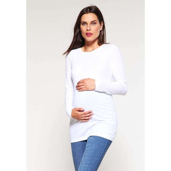 GAP Maternity PURE Bluzka z długim rękawem optic white GP029G00K