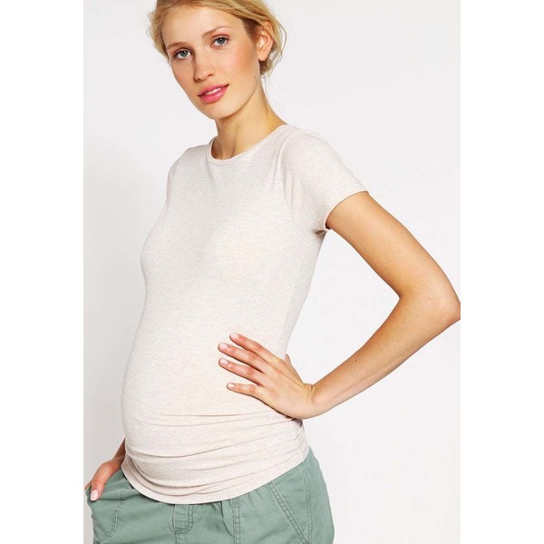 DP Maternity T-shirt basic taupe/beige DP529G00Y