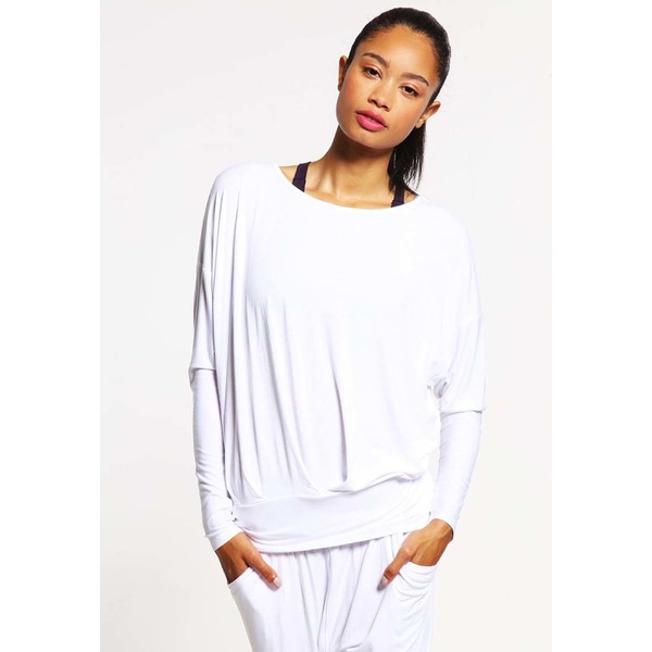 Curare Yogawear Bluzka z długim rękawem white CY541D00P