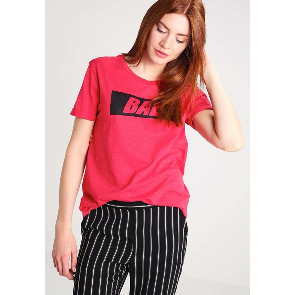 Bik Bok ALEX T-shirt z nadrukiem red BH921D028