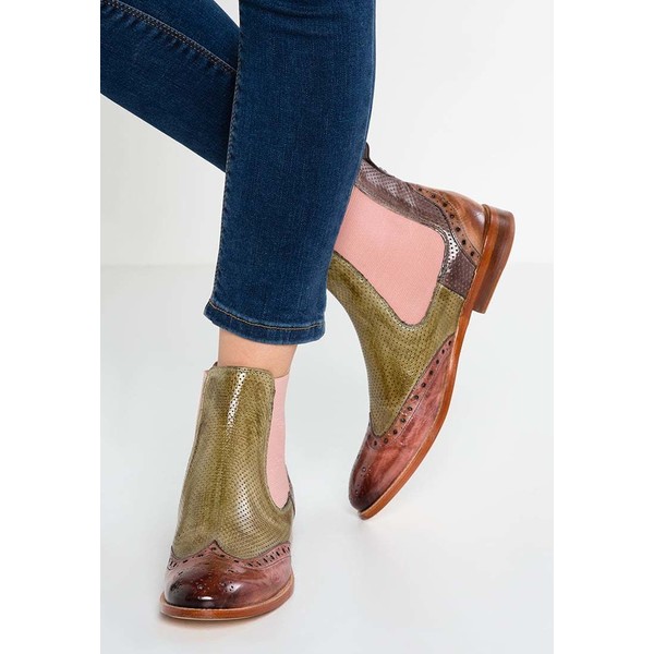 Melvin & Hamilton AMELIE 5 Ankle boot rose/ mintgreen/lila/cappuccino ME211N017