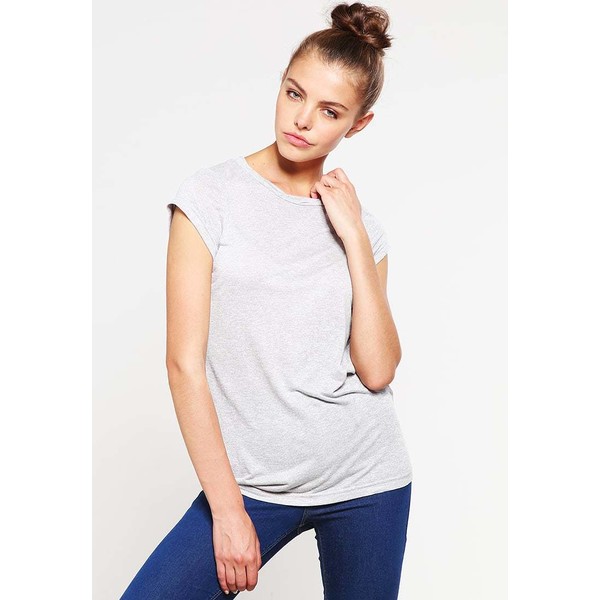 Selected Femme SFMINNA T-shirt basic light grey melange SE521D083