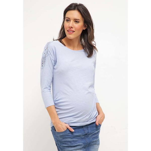 New Look Maternity Bluzka z długim rękawem pale blue NL029G02P
