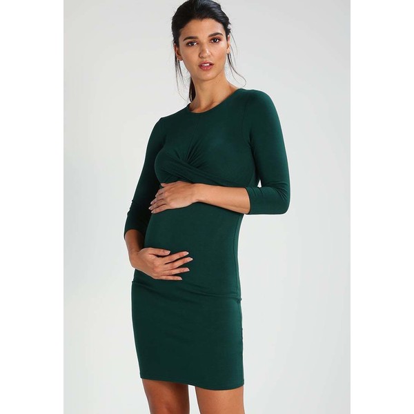 Topshop Maternity Sukienka z dżerseju green TP721M05V