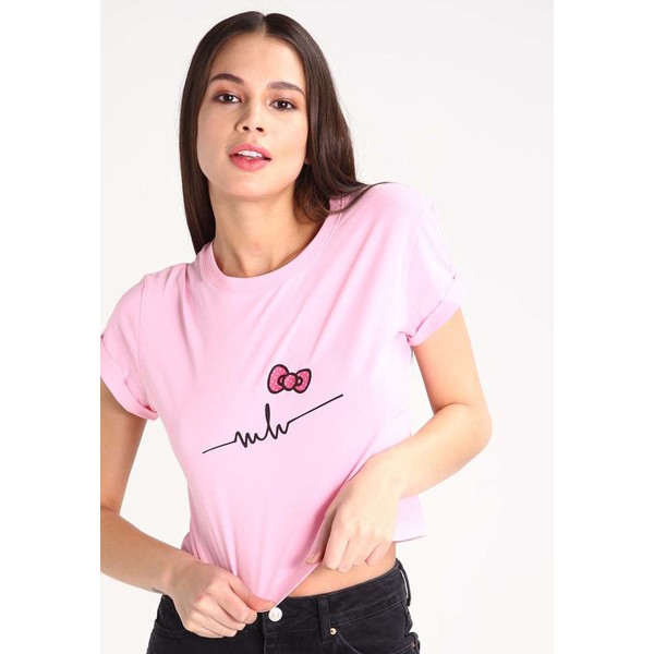 Marina Hoermanseder x Hello Kitty T-shirt z nadrukiem rose MAC21D007