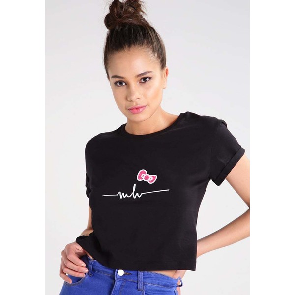 Marina Hoermanseder x Hello Kitty T-shirt z nadrukiem black MAC21D005