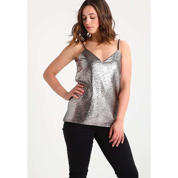 Missguided Petite Top silver M0V21D01J