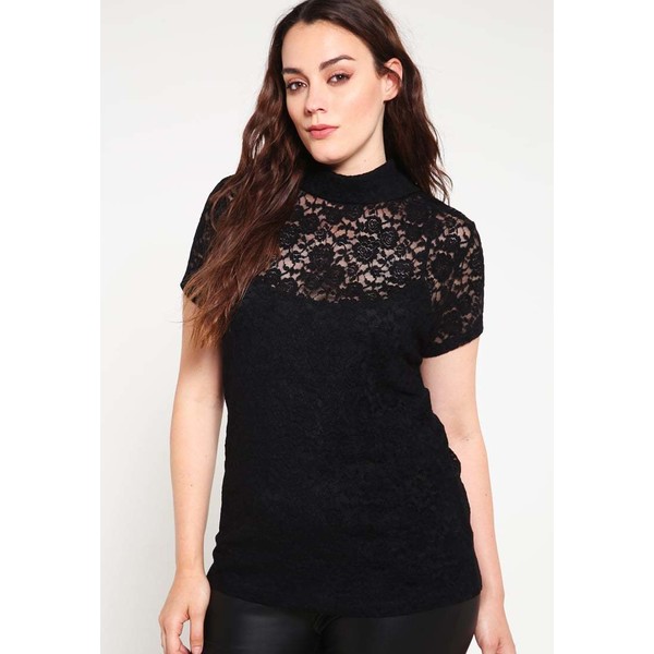 Lauren Ralph Lauren Woman UTLIE T-shirt z nadrukiem black L0S21D008