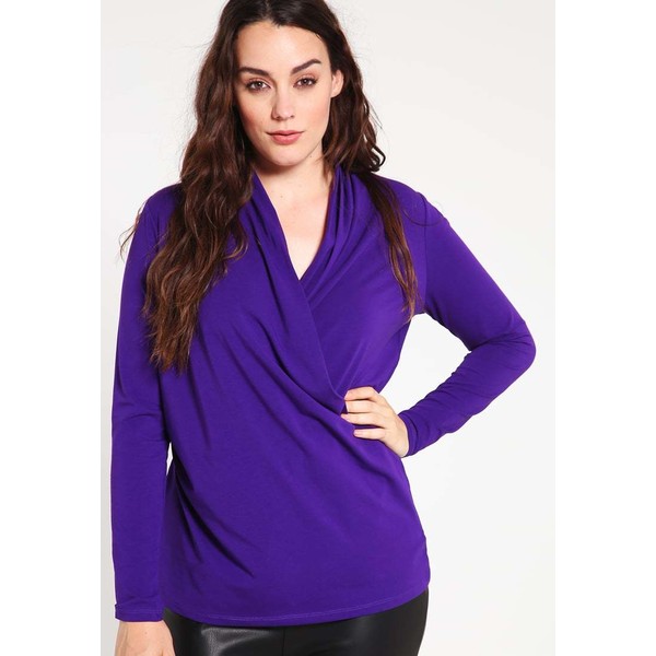 Lauren Ralph Lauren Woman SHOUSHAN Bluzka z długim rękawem purple fusion L0S21D002