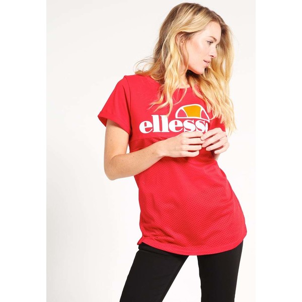Ellesse MARCIE T-shirt z nadrukiem flame scarlet EL921D00F
