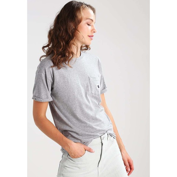 Carhartt WIP CARRIE T-shirt basic grey heather / black C1421D00Y