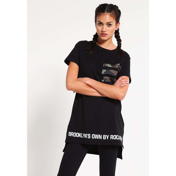 Brooklyn’s Own by Rocawear T-shirt z nadrukiem black BH621DA01