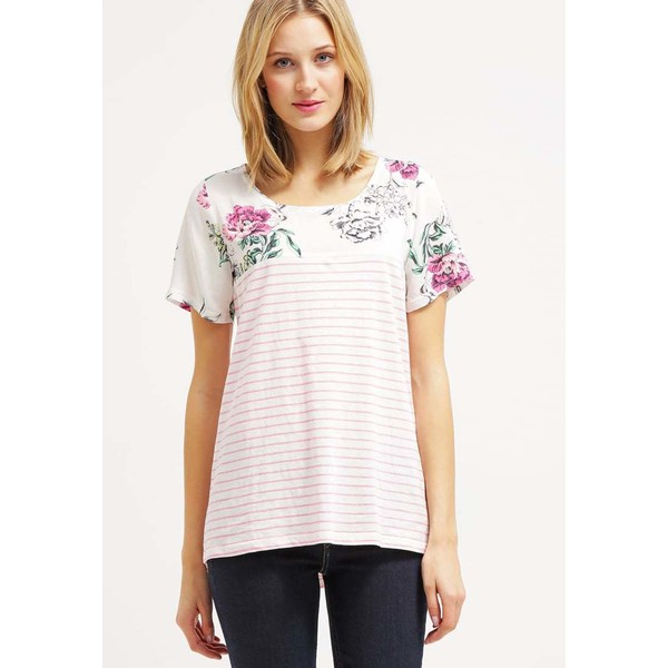 Tom Joule SUZY T-shirt z nadrukiem white/pink 4JO21D028