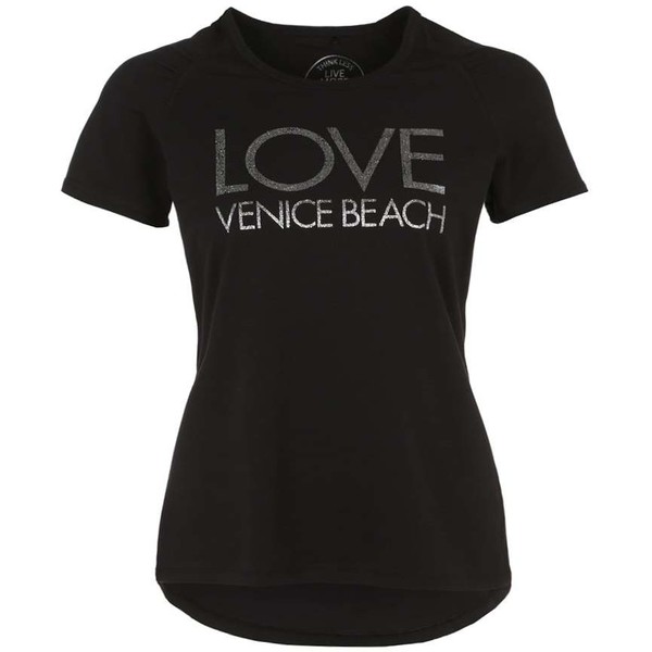 Venice Beach ALEXA T-shirt z nadrukiem black 2VE41D02B