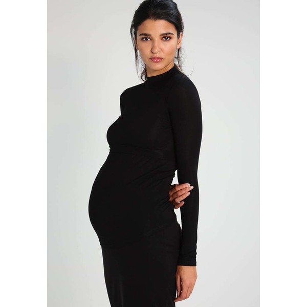 Topshop Maternity Bluzka z długim rękawem black TP721M062