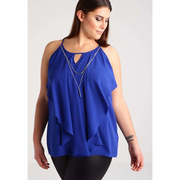 New Look Curves Top bright blue N3221D07H