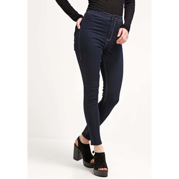 Topshop Petite JONI Jeans Skinny Fit navyblue TP721N01Q