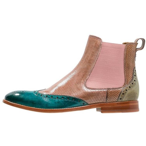 Melvin & Hamilton AMELIE 5 Ankle boot turquoise/rose/desert/mintgreen ME211N017