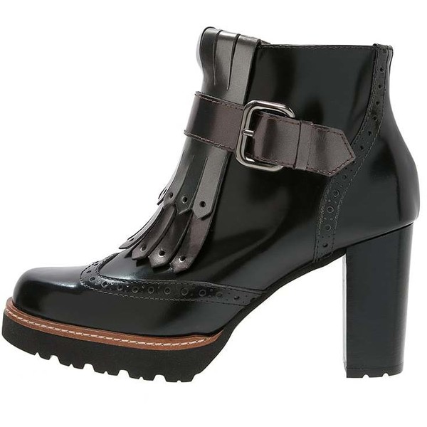 Gadea MAKE Ankle boot black/likid acero/brown GA411N01B