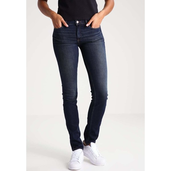 Abercrombie & Fitch Jeansy Straight leg dark wash A0F21N007