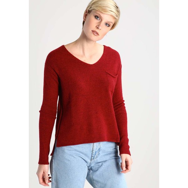 Benetton Sweter red 4BE21I0AW