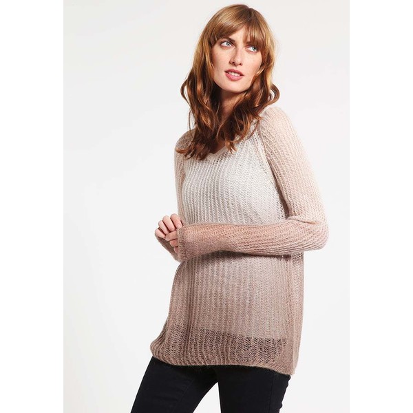 Benetton Sweter beige 4BE21I0AS