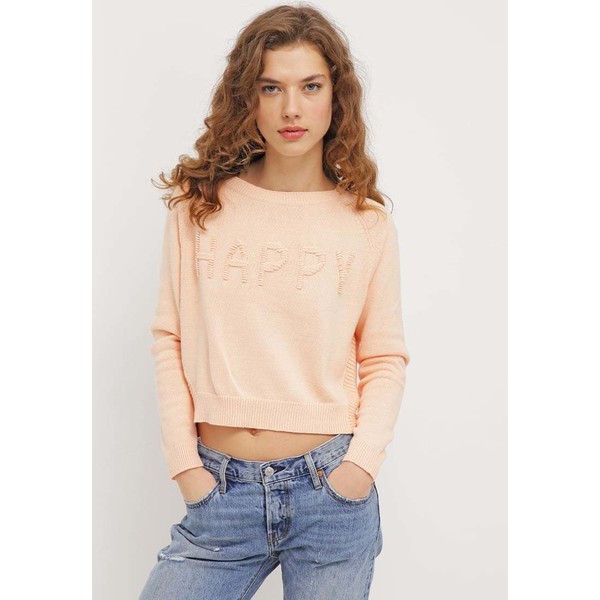 Benetton Sweter peach 4BE21I0A2