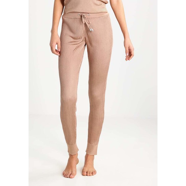 Topshop Spodnie od piżamy camel TP781B013