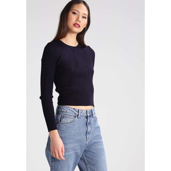 Topshop CUTABOUT Sweter navyblue TP721I099