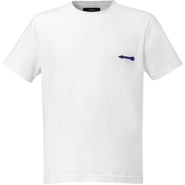 Mariusz Przybylski T-shirt ze strzałą biały