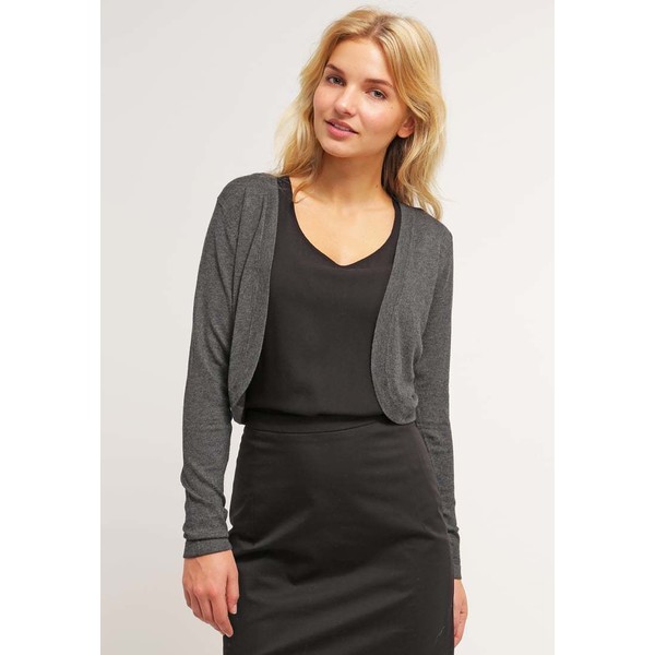 Kaffe ASTRID BOLERO Kardigan dark grey melange KA321I06C